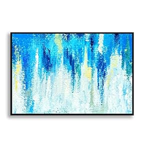 Framed Canvas Wall Art for Living Room, Bedroom Abstract Impression Canvas Prints for Home Decoration Ready to Hanging - 16x24 inches