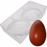 Polycarbonate Easter Eggs Chocolate Mold Ostrich Egg Shape Candy Mould 14cm (5.5inch) Long