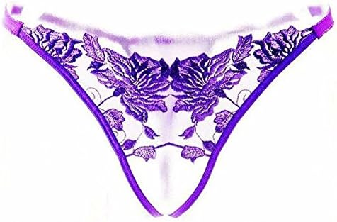 KRSD-temptation perspective of the purple Lady t pants ladies purple lace open crotch thong panties