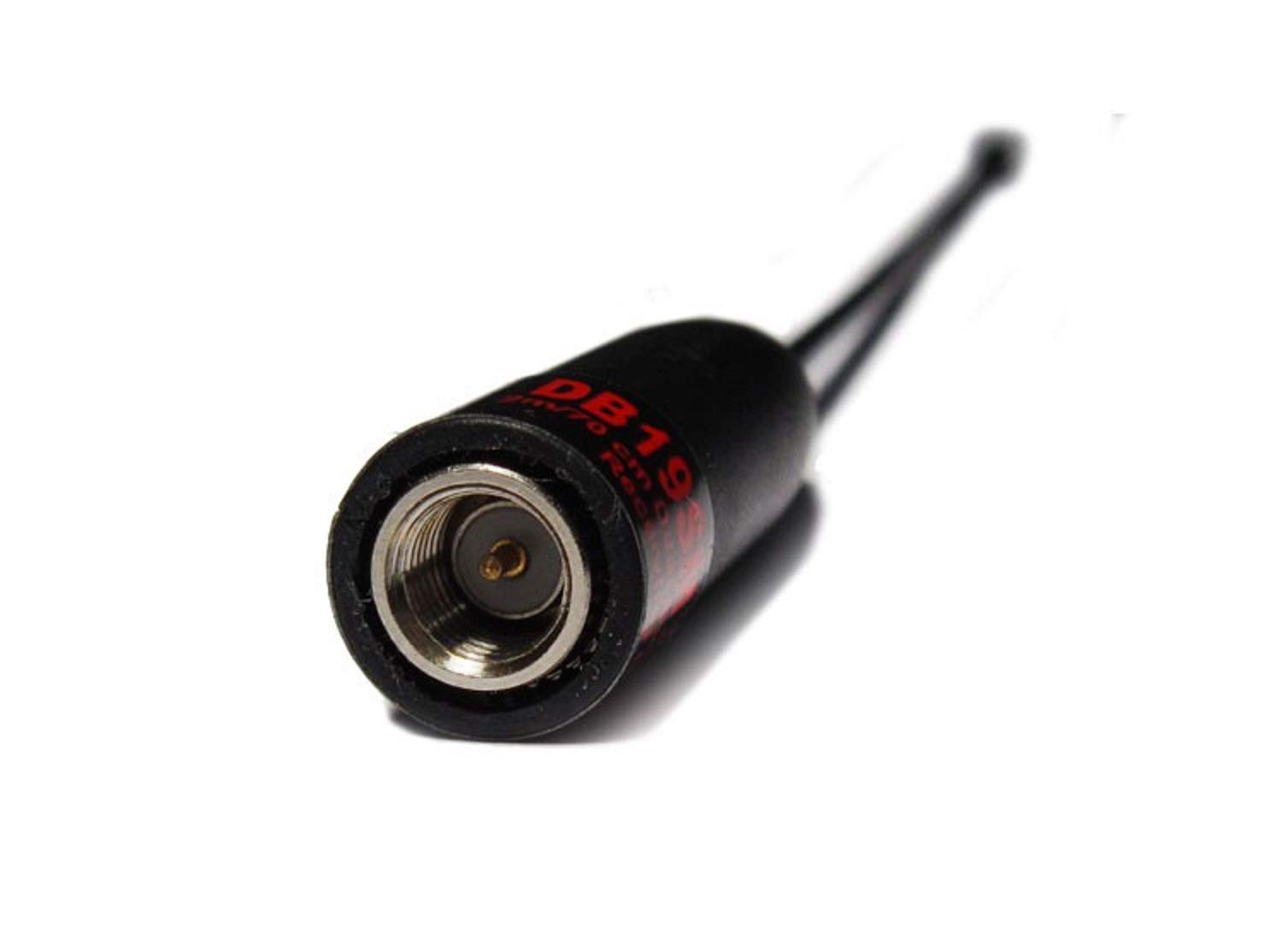 Jetfon DB-19SM Dual Band VHF/UHF Flexible Antenna for Walkie, SMA Male, 10 W, 22 cm - Black