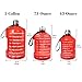 BuildLife 1 Gallon Water Bottle Motivational Fitness Workout with Time Marker/Drink More Daily/Clear BPA Free/Large 128OZ Capacity Throughout The Day(Red,1 Gallon)