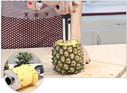 Seven Moon Heavy Stainless Steel Fruit Pineapple Corer Knife (Multicolour)