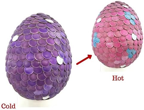 Handmade Magical Color Changing Dragon Egg 4" | One of a Kind Color