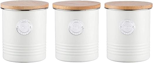 cream tea coffee sugar canisters next