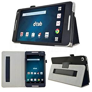 NTTドコモ docomo dtab d-01g 専用 ケース カバー マグネット開閉式