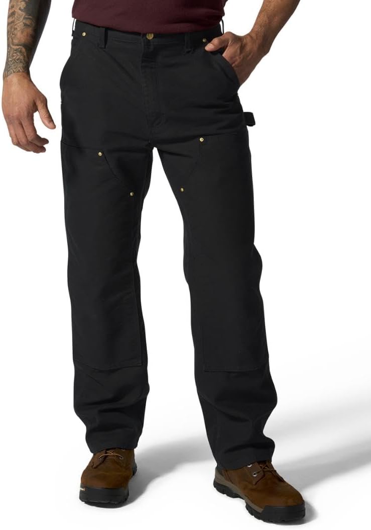 Carhartt Mens B01 Loose Straight Firm Duck Double-Front DungareeWork Utility Pants