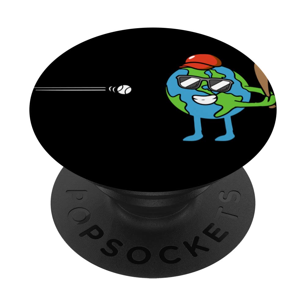Earth Baseball Earth Day Environmental Awareness Sport PopSockets Swappable PopGrip