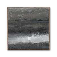 Framed Canvas Wall Art Abstract Circle Canvas Prints Home Artwork Decoration for Living Room,Bedroom - 16x16 inches