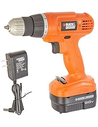 Black & Decker GC960 9,6 voltios desarmador taladro con batería de níquel de cadmio