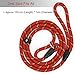 Red Brand 5 FT Adjustable Nylon Dog Rope Leash for Small Medium Dogs 10-80 lb Walking