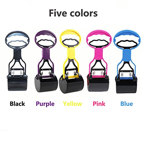 HEHEN Indoor/Outdoor Use Pet Pooper Scooper Long Handle Top Paw Jaws