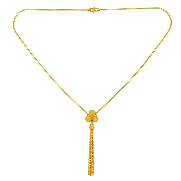 Buy Jos Alukkas 22KT Yellow Gold Necklace for Women (G549) at Amazon.in