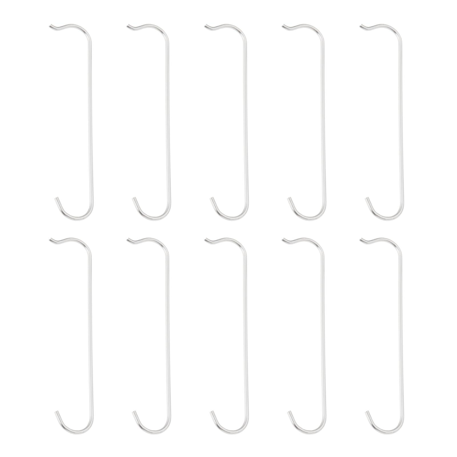 VGOL 10pcs Bike Chain Hooks 7.7cm Stainless Steel Connecting Joint Hook Bicycle Chain Repair Tool Accessories for Mountain Bike Road Bike