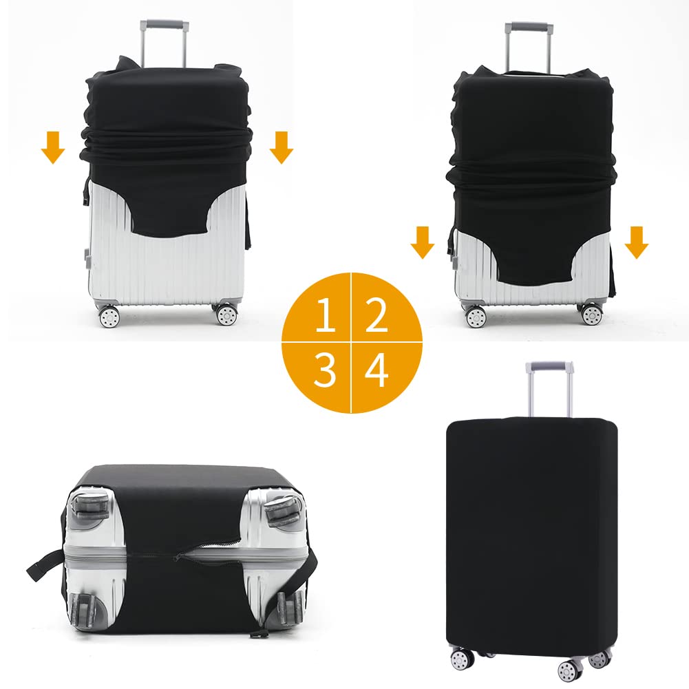 TRAVELKIN more than travel Travelkin Luggage Covers For Suitcase Tsa Approved,Suitcase Cover Protector Fit 18-32 Inch Luggage