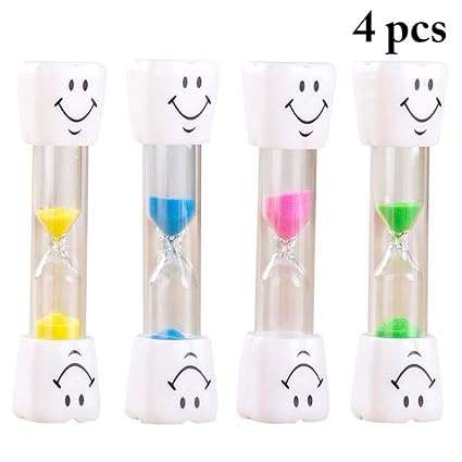 Outgeek Hourglass Timer 3 Minutes Smile Face Sand Clock Table Decor Sand Timer