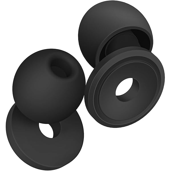 2 Pares De Tapones Para Los Oídos Para Dormir, Tapones Reutilizables Con Cancelación De Ruido, Tapones Para Los Oídos De Silicona Suave Para Dormir, Ronquidos, Natación, Concierto, Motocicleta