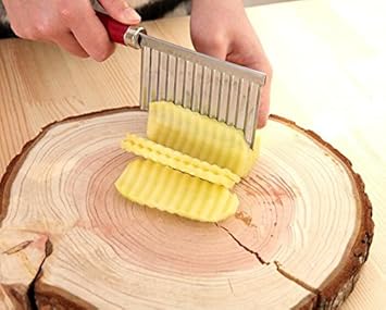 gudhi Creative gewellt geformt Kartoffel futtervorrat geschnitten Blume Werkzeug Rot