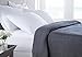 HILLFAIR Cotton Blankets (Charcoal, King)