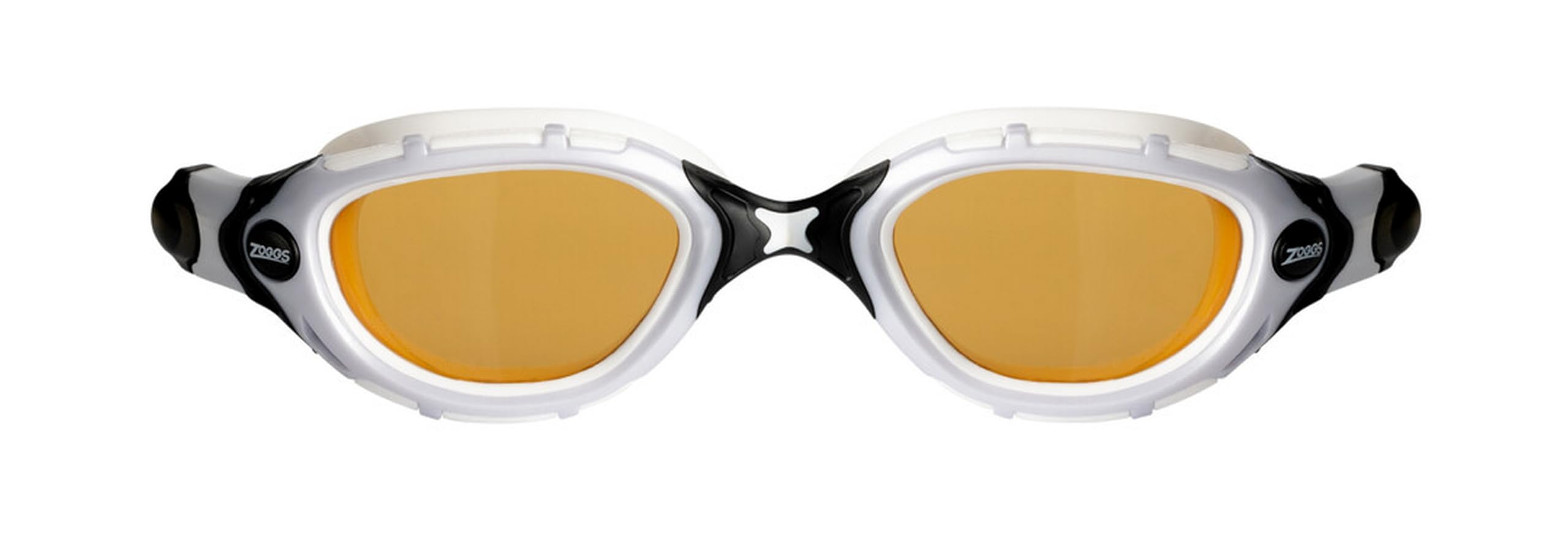 Zoggs Original Predator Flex Adult Swimming Goggles | Polarized Ultra Lens, Anti-Fog, UV Protection, Quick-Adjust Strap, Curved 180° Vision | Pool and Open Water