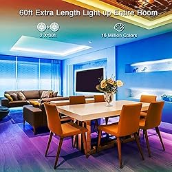 60ft Music Sync Led Lights for Bedroom, Bluetooth