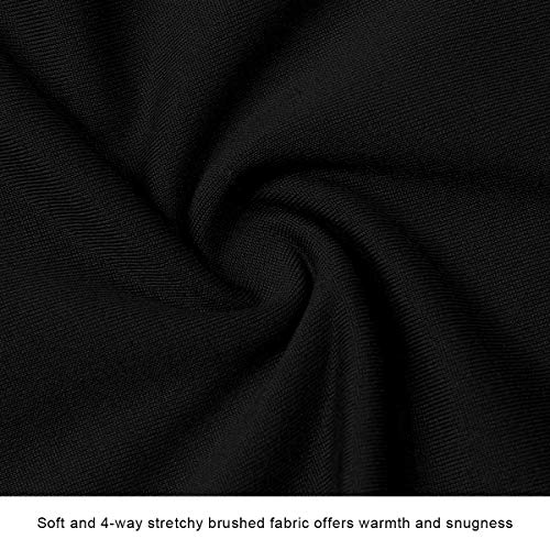 image for EZRUN Youth Boys Compression Pants Thermal Baselayer Sports Soccer Bas