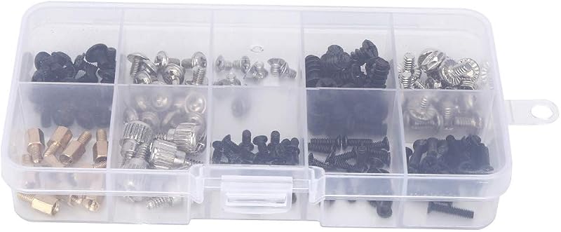 ViaGasaFamido 165 Pcs Computer Screws Standoffs Assortment Kit for Home Office