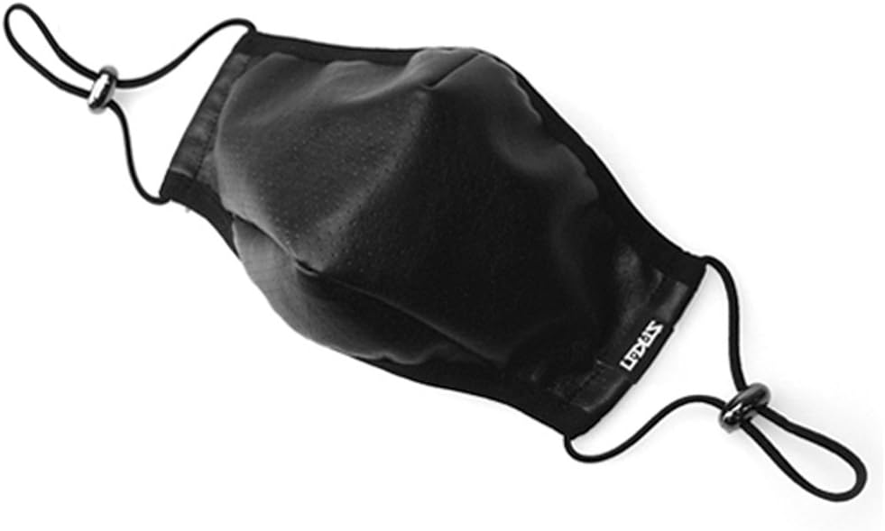 Sakun Fashion K-pop Korean A-UNDER HIDEDOT MASK(BLACK) Adjustable Strap Muffle Facial Respirator