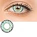 Women Multi-Color Contact Lenses Cosplay Eyes Cute Colored Charm and Attractive Cosmetic Makeup Eye Shadow (green)