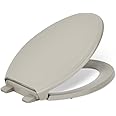 KOHLER GLENBURY® READYLATCH® QC EB TOILET SEAT, Ready Latch, Elongated, SANDBAR