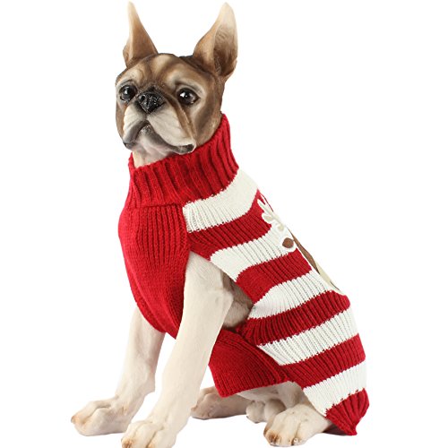 HAPEE Pet Holiday Cartoon Elk Dog Sweater
