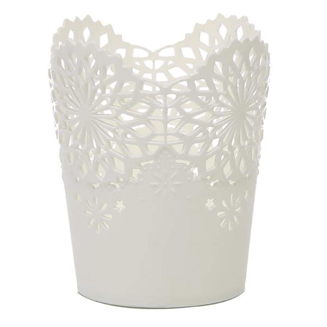 XioNiu Home Hollow Flower Storage Basket Pen Pencil Pot Holder Desktop Organizer Shelf Baskets