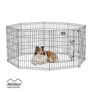 MidWest Foldable Metal Dog Exercise Pen / Pet Playpen