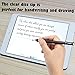 MEKO 2Pcs [2nd Gen] Universal Disc Stylus/Styli Pen,[2 in 1 Precision Series] for iPhone X/8/8plus iPad/iPad Pro/iPad Mini and All Capacitive Touch Screens Bundle with 6 Replacement Tips(Black/White)