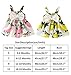 RJXDLT Baby Girls Sling Bowknot Lemon Print Skirt Dress 0-6 Months Pink