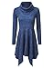 NINEXIS Women's Cozy Cowl Neck Sweater Flowy Dress S-3XL (10 Colors)