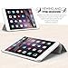 MoKo Case for iPad Mini 3 / 2 / 1, Slim Lightweight Smart-shell Stand Cover with Translucent Frosted Back Protector for Apple iPad Mini 1 / Mini 2 / Mini 3, SILVER (with Auto Wake / Sleep)