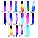 Neitsi Bundle 10 Pieces of 50cm Multi-Colors Party Highlights Clip In Synthetic colored Hair Extensions ombre hair weft Pieces Colorful