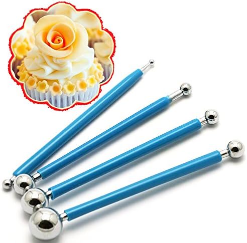 DIY Cake Tools Metal Ball Sphere Stylus Clay Doll Ceramics Pottery Sculpting Modeling Tools