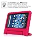 Fintie Shock Proof Case for Amazon Fire (Previous 5th Generation, 2015 7 inch) - Kiddie Series Light Weight Convertible Handle Stand Kids Friendly Cover, Magenta