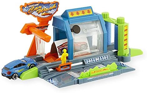 Fast Lane Mini Car Wash Playset
