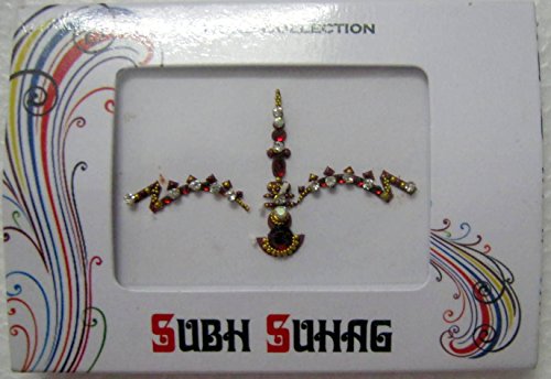 India Traditional Bridal Bindi Eye Face Re-usable Temporary Tattoo