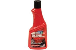 ABRO Red Car Polish, Car Scratch Remover and Paint Restorer, Car Paint Scratch Repair, Polish for Car Detailing, Paint Scratch Remover for Vehicles, Car Wax to Hide Scratches, 16 oz