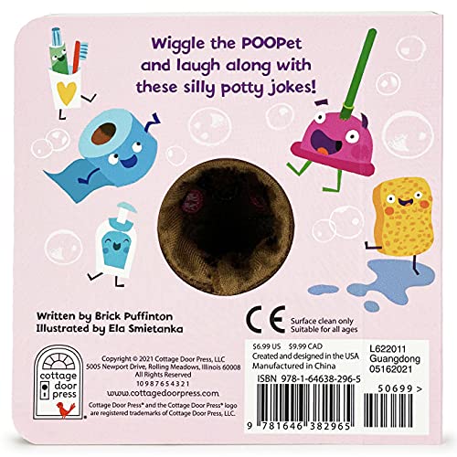 Poop! - Funny Finger Puppet Board Book Encouraging Potty Training, Ages 1-4 (Children's Interactive Finger Puppet Board Book)