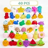 KIZICITY 40 Pcs Squishies Squishy Toys, Kawaii