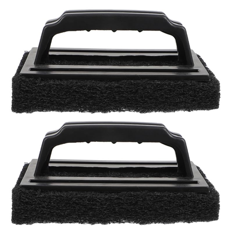 SEWOART Grill Cleaning Brush with Non-Slip Handle Multi-Function Bbq Rack Brush for Outdoor Grilled Rack and Grease Removal Compact Kitchen Cleaning Accessory