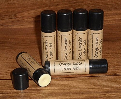 Giant Jumbo all-in-one LIP BALM & SOLID LOTION STICK - Shea Peppermint scent