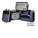 opux Insulated Lunch Box Men Women, Lunch Bag for Work School, Leakproof Soft Cooler Tote Adult, Large Lunch Pail Kids Boys Girls, Picnic Beach Food Bag with Shoulder Strap, Heather Navy