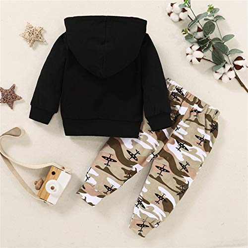 Borlai 2 STKS Kids Baby Boy Camouflage Hoodie Trainingspakken Set Pullover Shirt Broek Outfits - Image 4