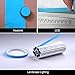 Thermal Adhesive Tape, 25Mx20mmx0.15mm High Performance Thermally Double Side Tapes Cooling Pad Apply to LED Strips, 3D Printer,BCP,CPU,GPU,Laptop Heatsink,and Have Heat Conduction, Insulation,