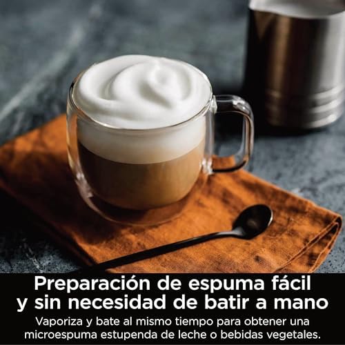 Luxe Essential Cafetera 2 en 1 para Espresso y Café de Filtro, Plata